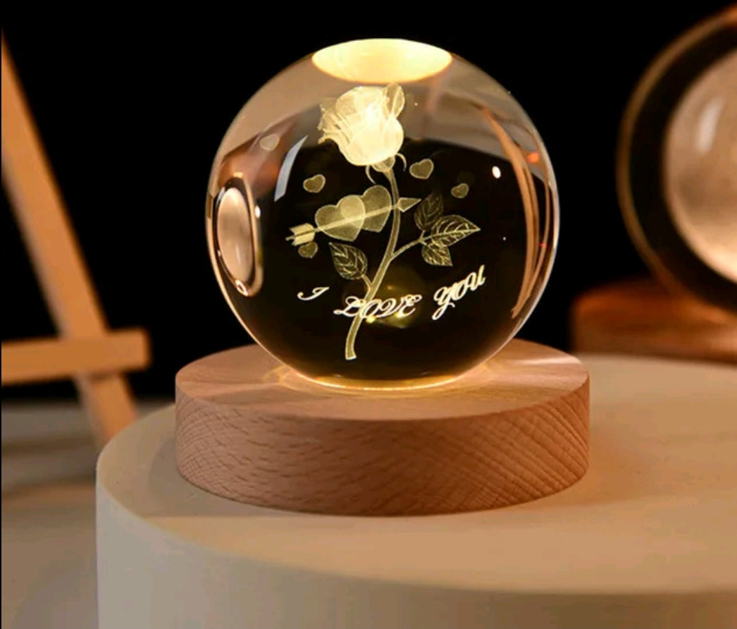 crystal ball lamp (offer)